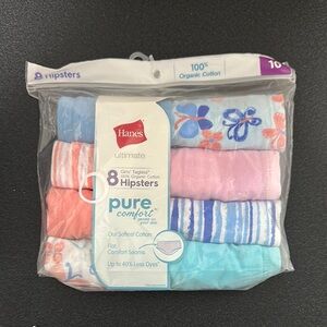 Hanes Girls' Hipsters - Blue, Pink, White